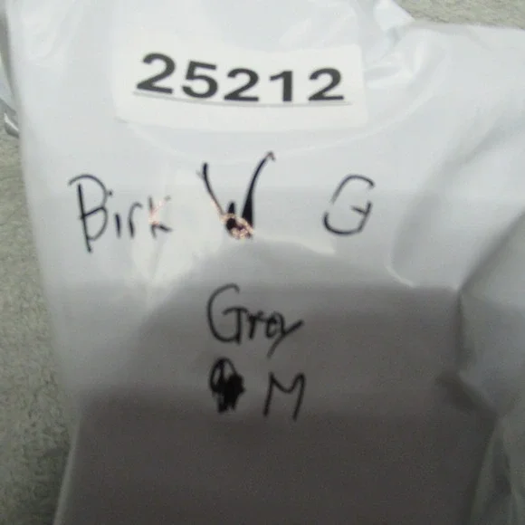 Birkenstock Unisex 10W 8M Sandals Gray Metallic Madrid EVA Buckle Slides Footbed - Picture 12 of 12